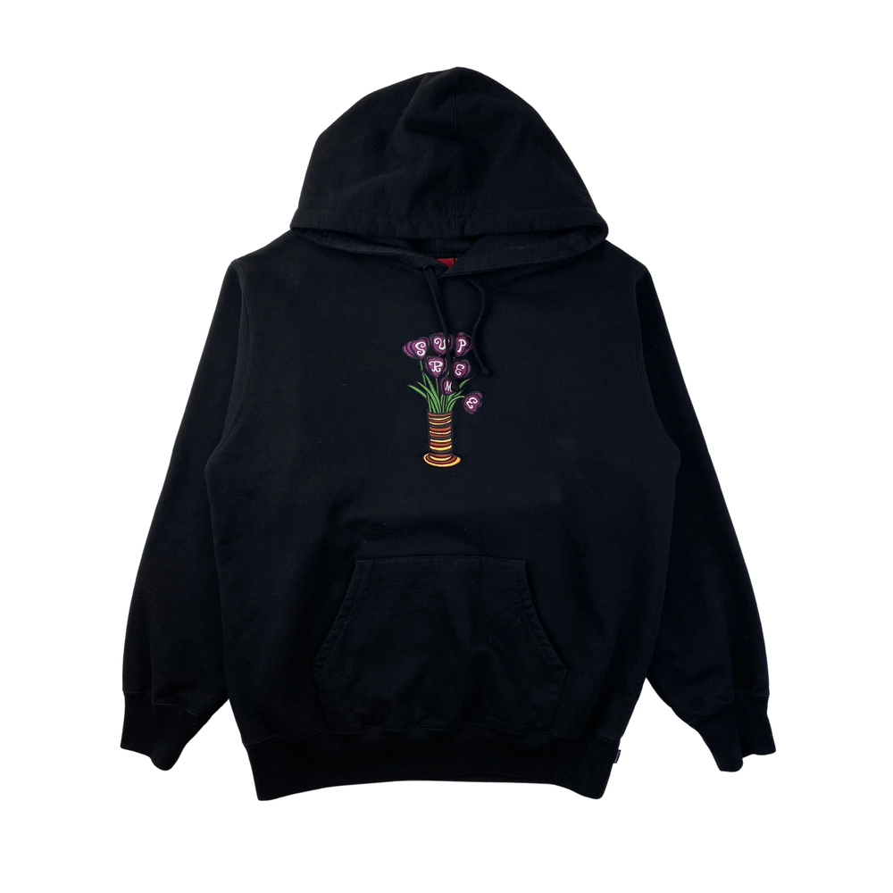 MARKED EU — Supreme Flowers Hooded Sweatshirt